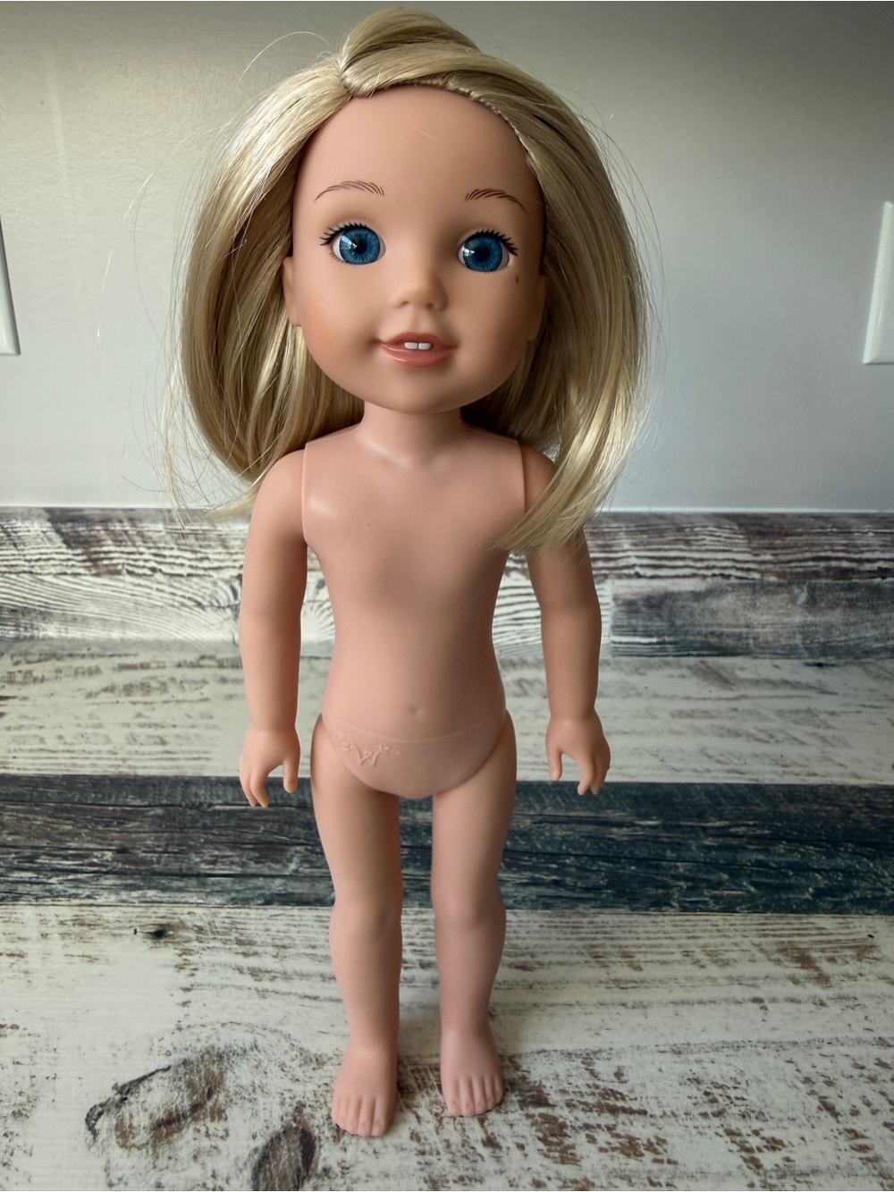 American Girl WELLIEWISHERS Doll CAMILLE 14.5” Doll Nude VGUC 2nd Version
